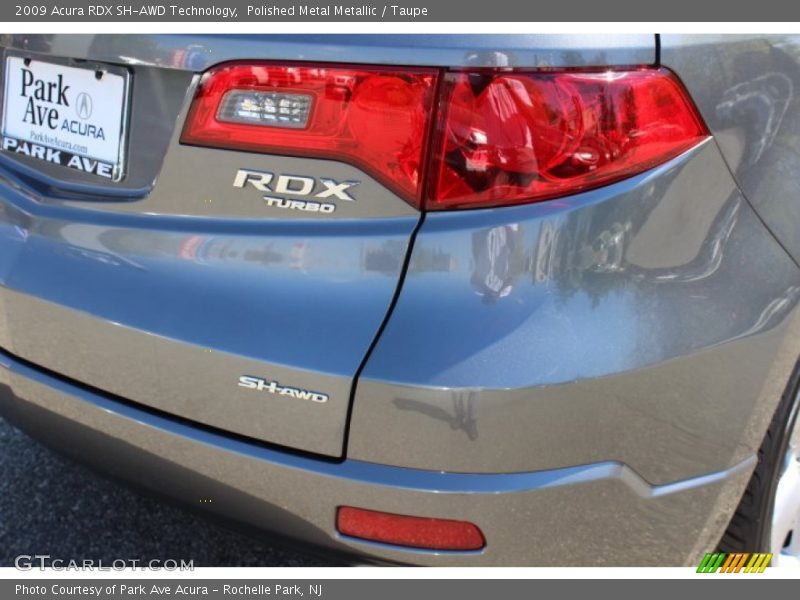 Polished Metal Metallic / Taupe 2009 Acura RDX SH-AWD Technology