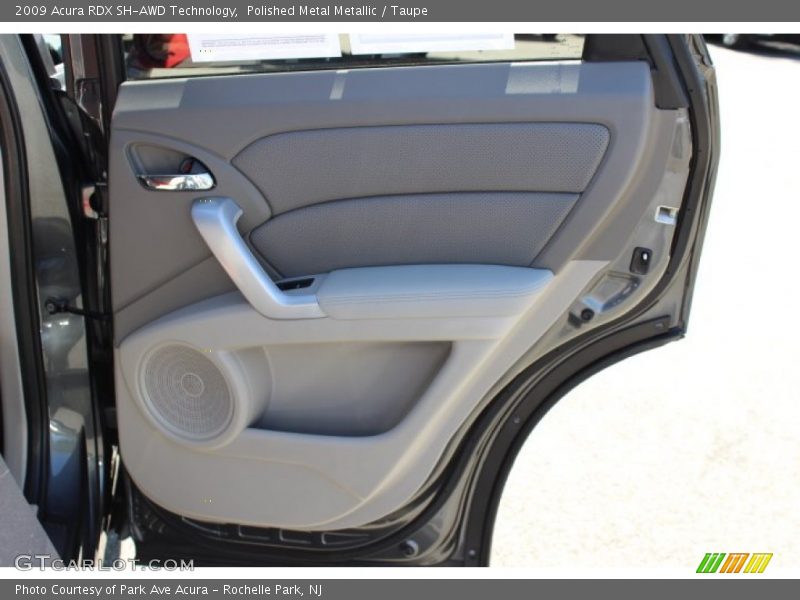 Polished Metal Metallic / Taupe 2009 Acura RDX SH-AWD Technology
