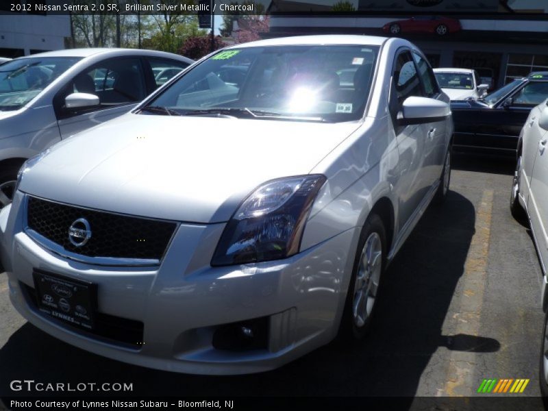 Brilliant Silver Metallic / Charcoal 2012 Nissan Sentra 2.0 SR
