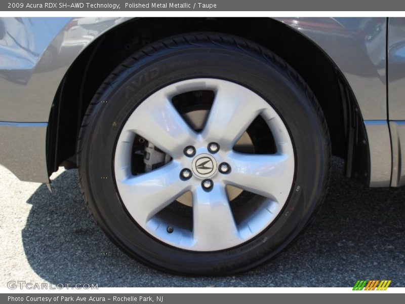 Polished Metal Metallic / Taupe 2009 Acura RDX SH-AWD Technology