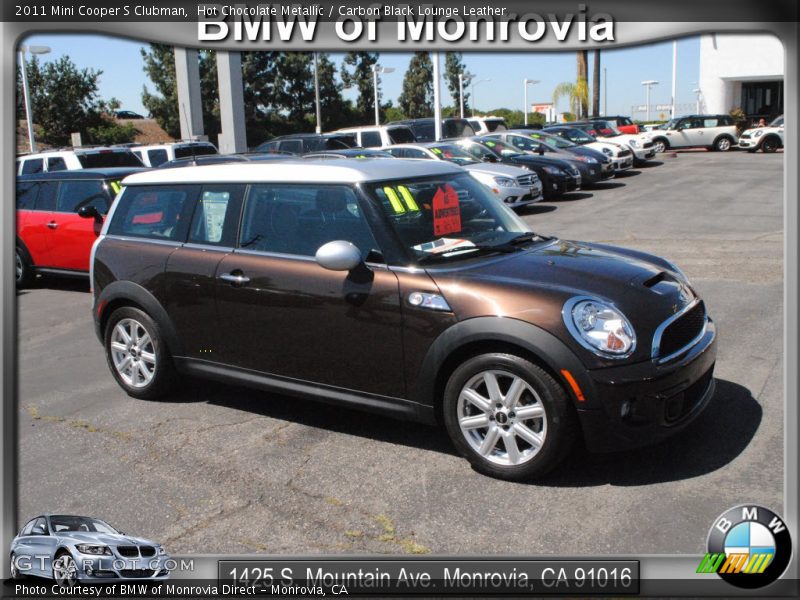 Hot Chocolate Metallic / Carbon Black Lounge Leather 2011 Mini Cooper S Clubman