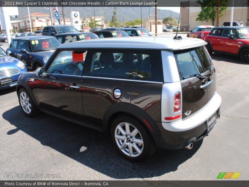 Hot Chocolate Metallic / Carbon Black Lounge Leather 2011 Mini Cooper S Clubman