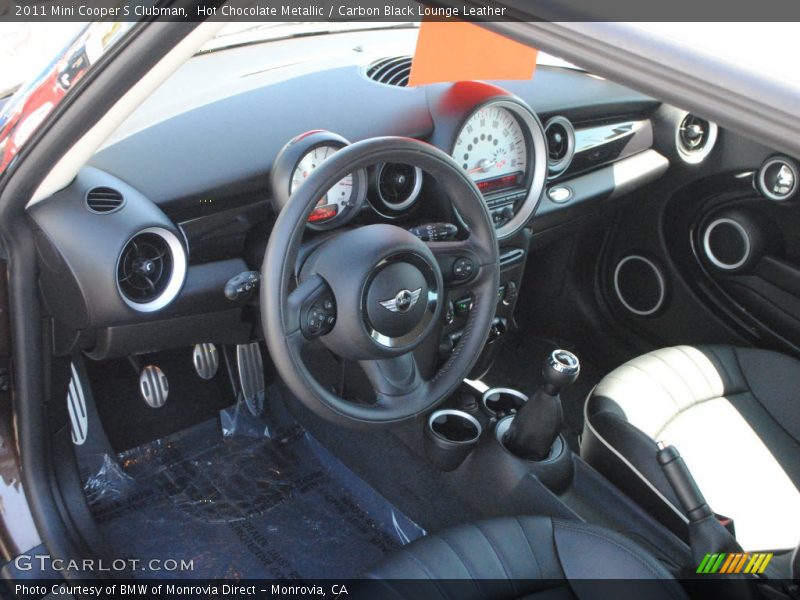 Hot Chocolate Metallic / Carbon Black Lounge Leather 2011 Mini Cooper S Clubman