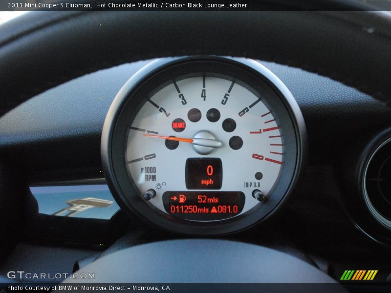 Hot Chocolate Metallic / Carbon Black Lounge Leather 2011 Mini Cooper S Clubman