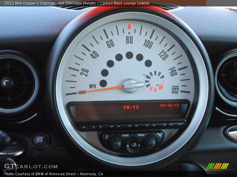 Hot Chocolate Metallic / Carbon Black Lounge Leather 2011 Mini Cooper S Clubman