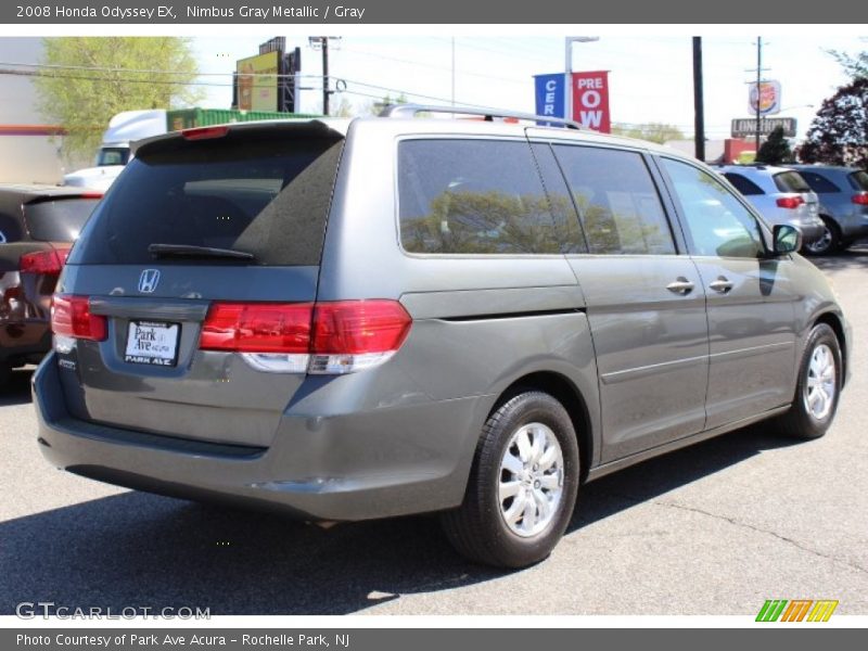 Nimbus Gray Metallic / Gray 2008 Honda Odyssey EX