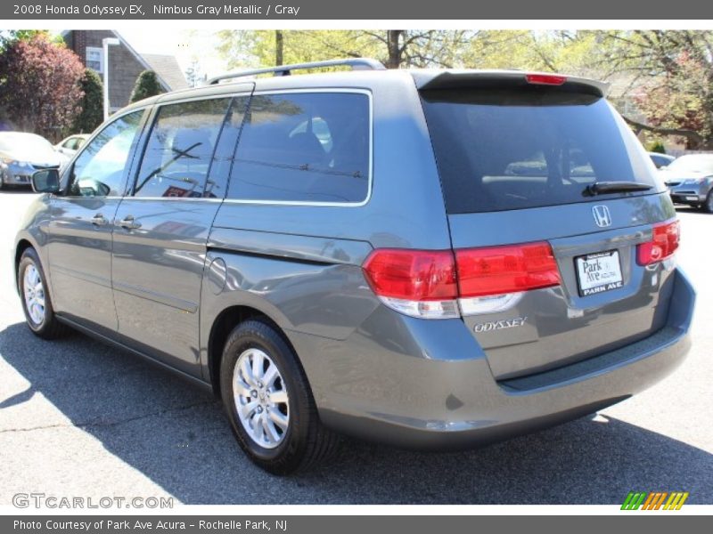 Nimbus Gray Metallic / Gray 2008 Honda Odyssey EX