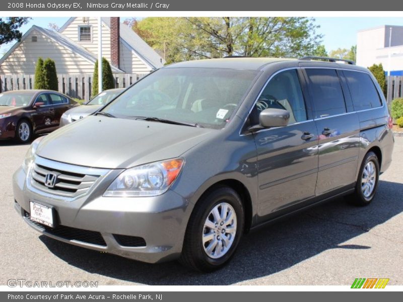 Nimbus Gray Metallic / Gray 2008 Honda Odyssey EX