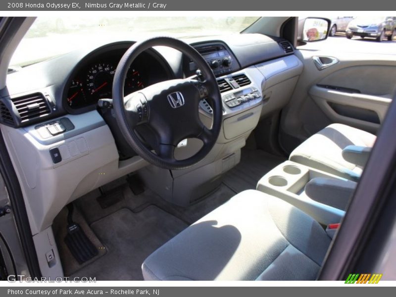 Nimbus Gray Metallic / Gray 2008 Honda Odyssey EX
