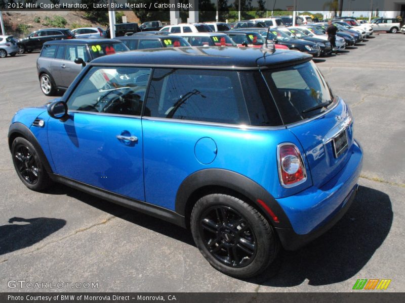 Laser Blue Metallic / Carbon Black 2012 Mini Cooper Hardtop