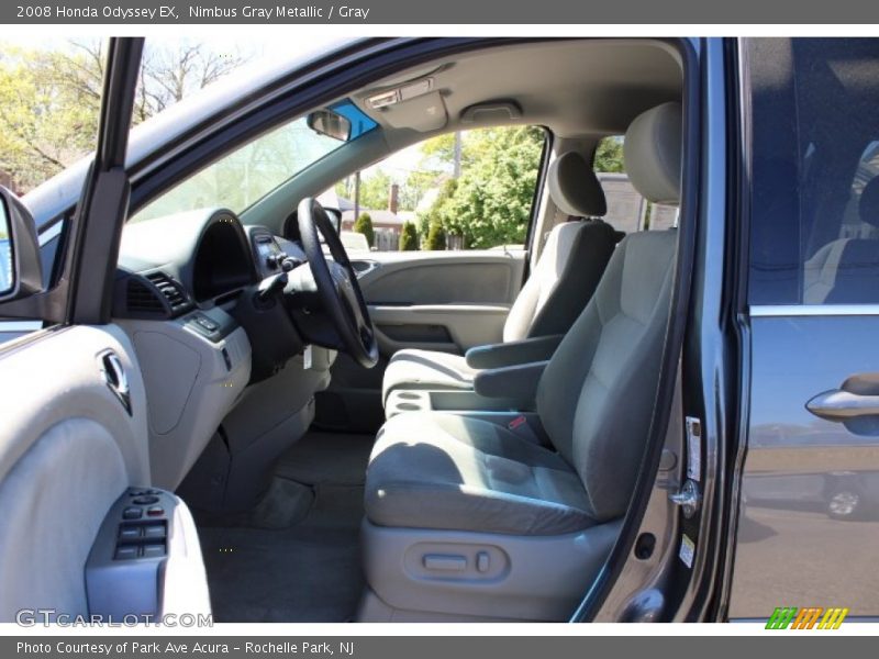 Nimbus Gray Metallic / Gray 2008 Honda Odyssey EX
