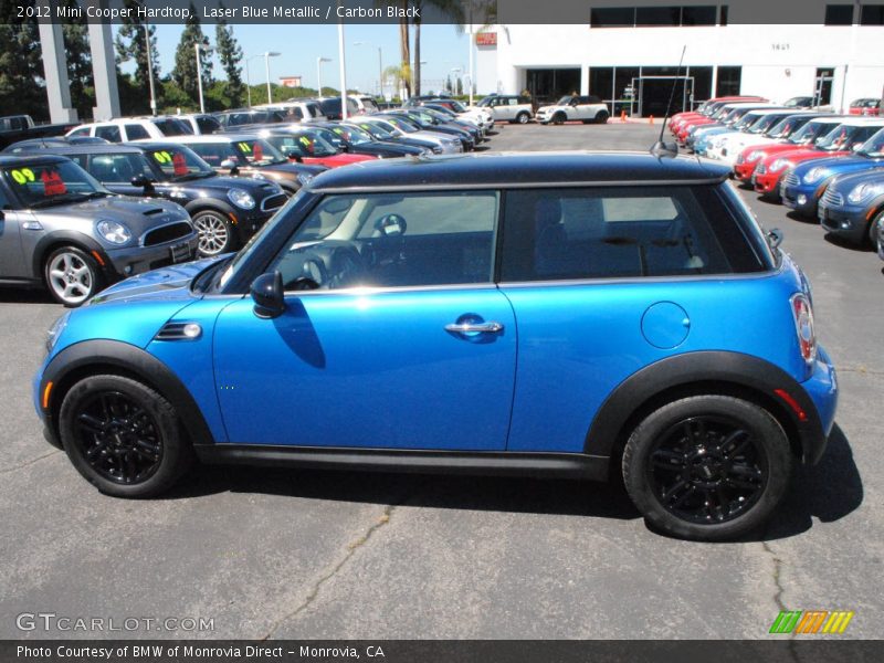 Laser Blue Metallic / Carbon Black 2012 Mini Cooper Hardtop