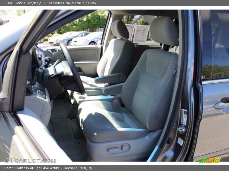 Nimbus Gray Metallic / Gray 2008 Honda Odyssey EX