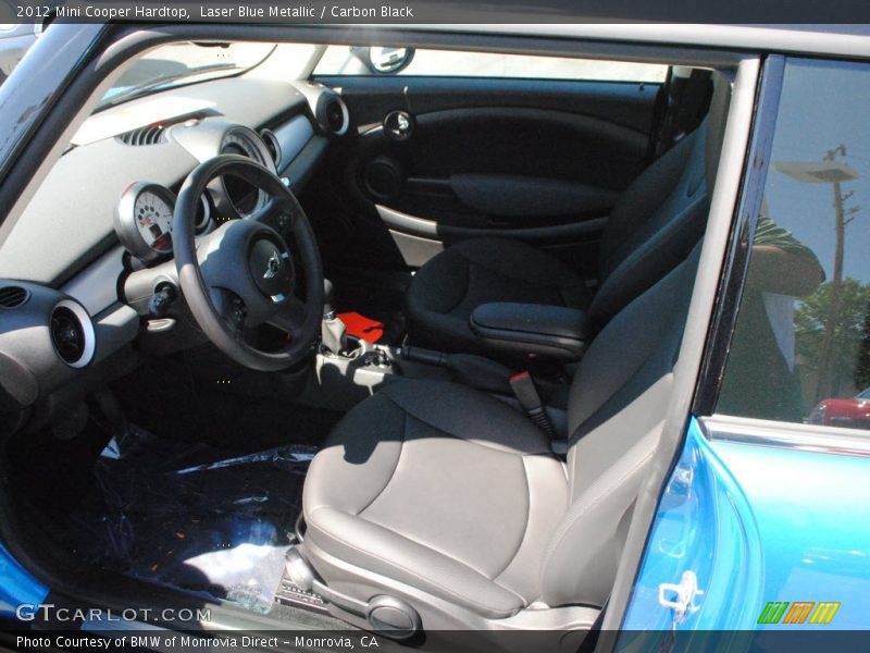 Laser Blue Metallic / Carbon Black 2012 Mini Cooper Hardtop