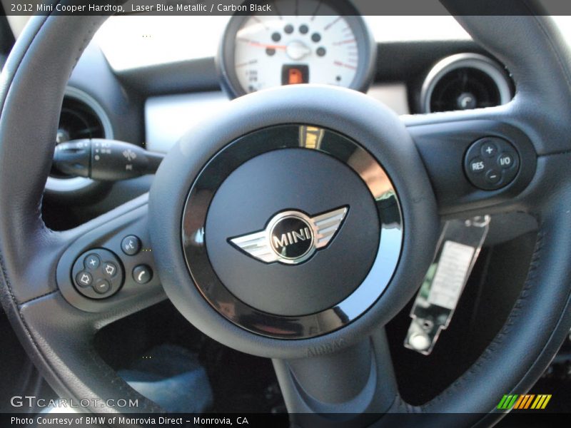 Laser Blue Metallic / Carbon Black 2012 Mini Cooper Hardtop
