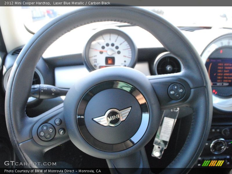 Laser Blue Metallic / Carbon Black 2012 Mini Cooper Hardtop