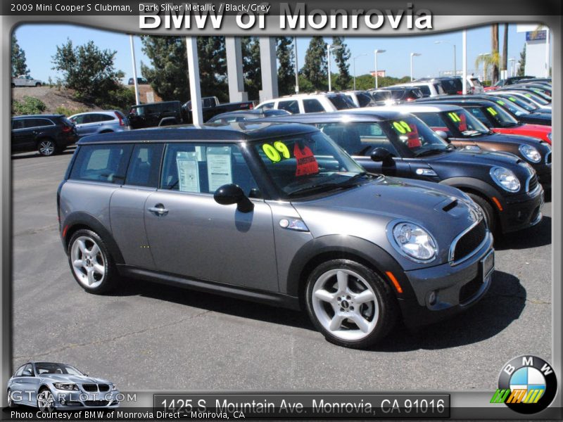 Dark Silver Metallic / Black/Grey 2009 Mini Cooper S Clubman