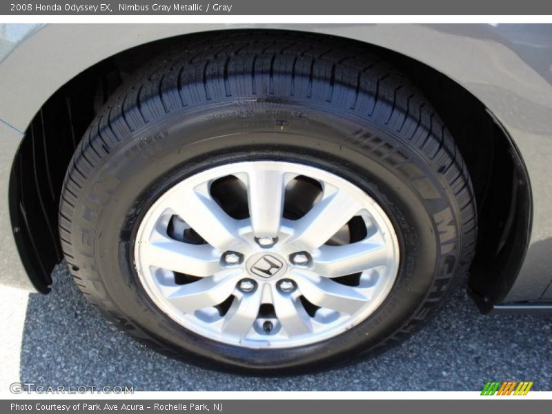 Nimbus Gray Metallic / Gray 2008 Honda Odyssey EX