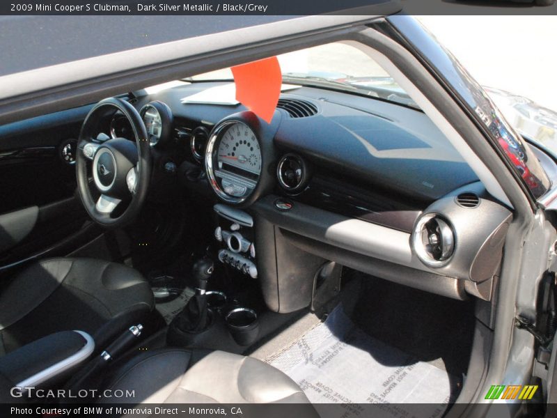 Dark Silver Metallic / Black/Grey 2009 Mini Cooper S Clubman