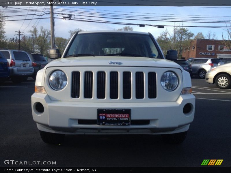 Stone White / Dark Slate Gray 2010 Jeep Patriot Sport