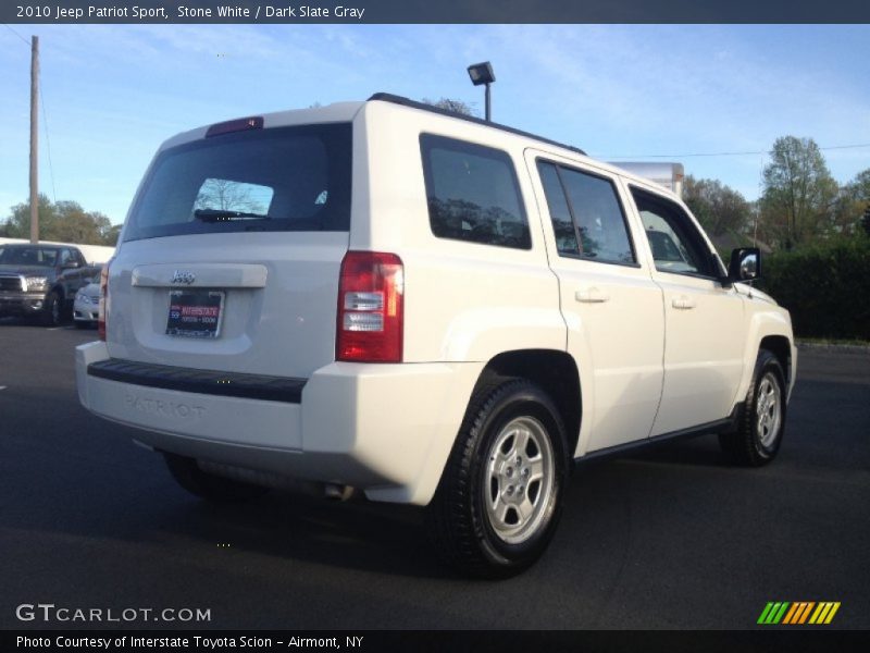Stone White / Dark Slate Gray 2010 Jeep Patriot Sport
