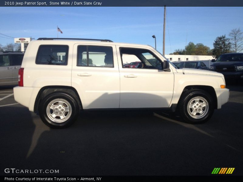Stone White / Dark Slate Gray 2010 Jeep Patriot Sport