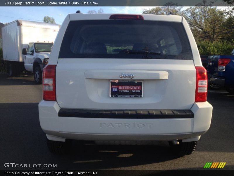 Stone White / Dark Slate Gray 2010 Jeep Patriot Sport