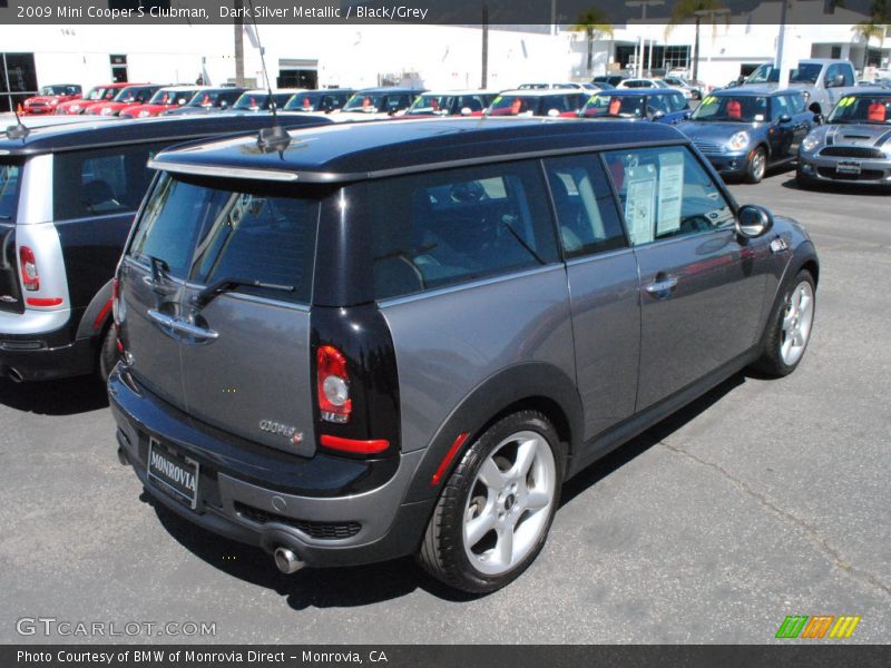 Dark Silver Metallic / Black/Grey 2009 Mini Cooper S Clubman