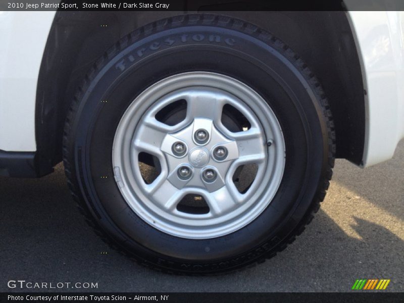 Stone White / Dark Slate Gray 2010 Jeep Patriot Sport