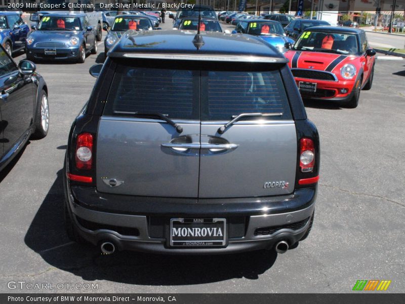 Dark Silver Metallic / Black/Grey 2009 Mini Cooper S Clubman
