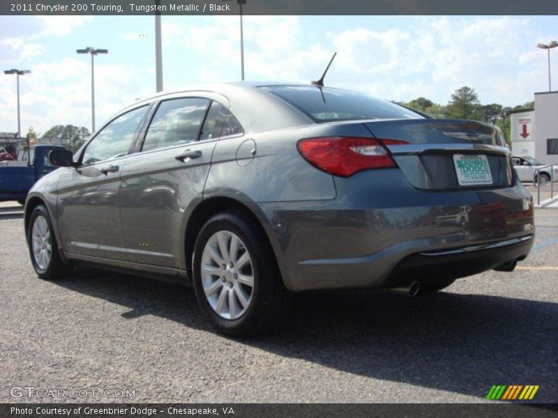 Tungsten Metallic / Black 2011 Chrysler 200 Touring