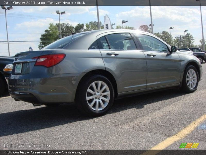 Tungsten Metallic / Black 2011 Chrysler 200 Touring