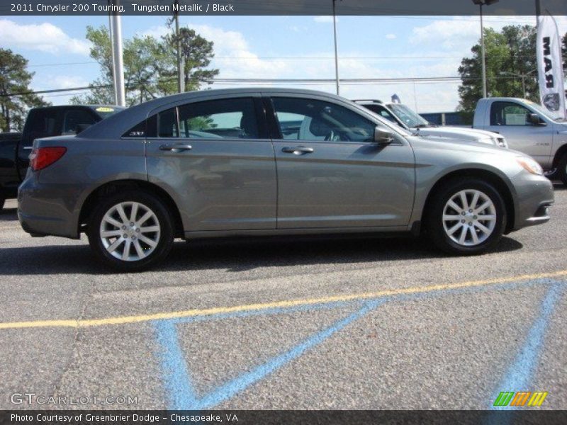 Tungsten Metallic / Black 2011 Chrysler 200 Touring