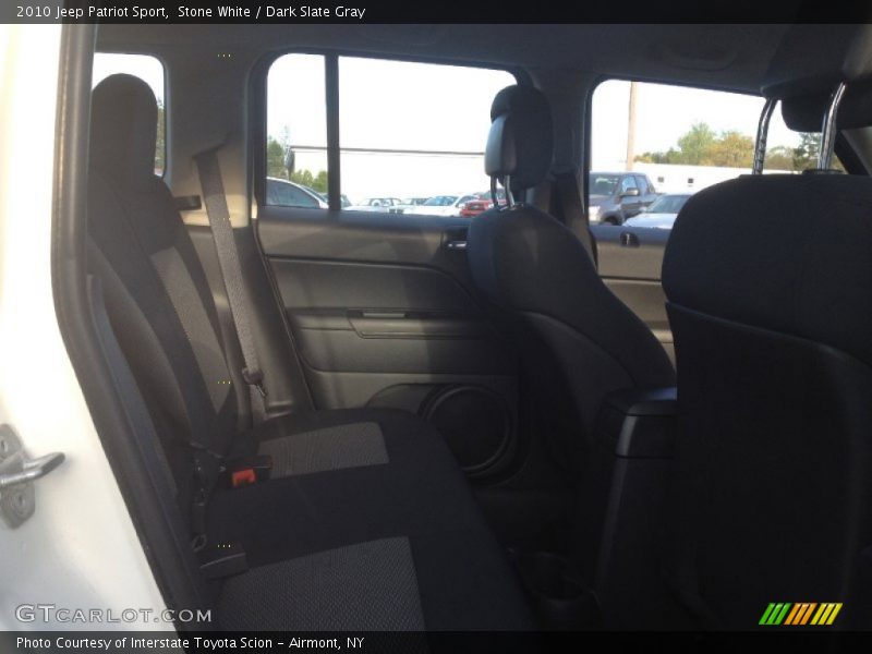 Stone White / Dark Slate Gray 2010 Jeep Patriot Sport