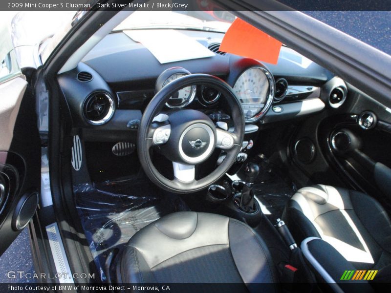 Dark Silver Metallic / Black/Grey 2009 Mini Cooper S Clubman