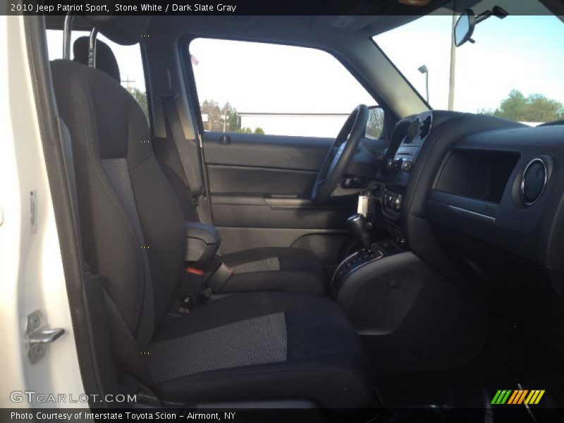 Stone White / Dark Slate Gray 2010 Jeep Patriot Sport
