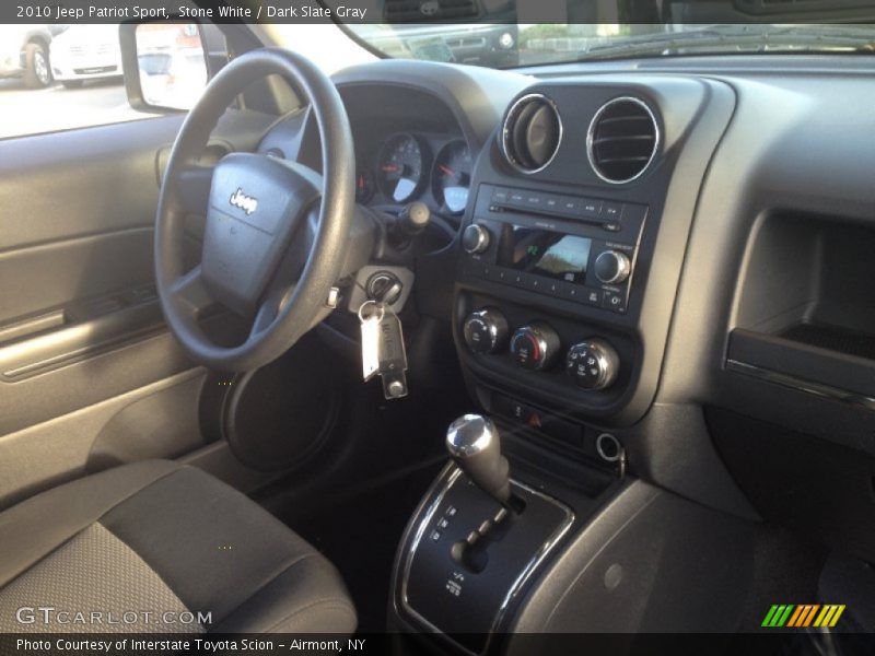 Stone White / Dark Slate Gray 2010 Jeep Patriot Sport