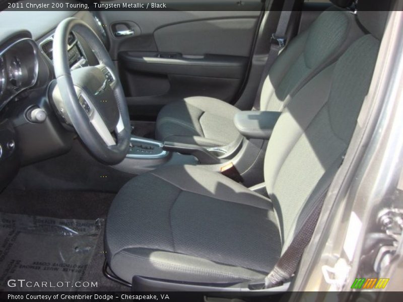 Tungsten Metallic / Black 2011 Chrysler 200 Touring