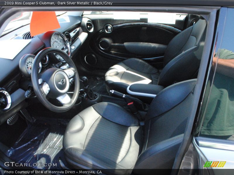 Dark Silver Metallic / Black/Grey 2009 Mini Cooper S Clubman