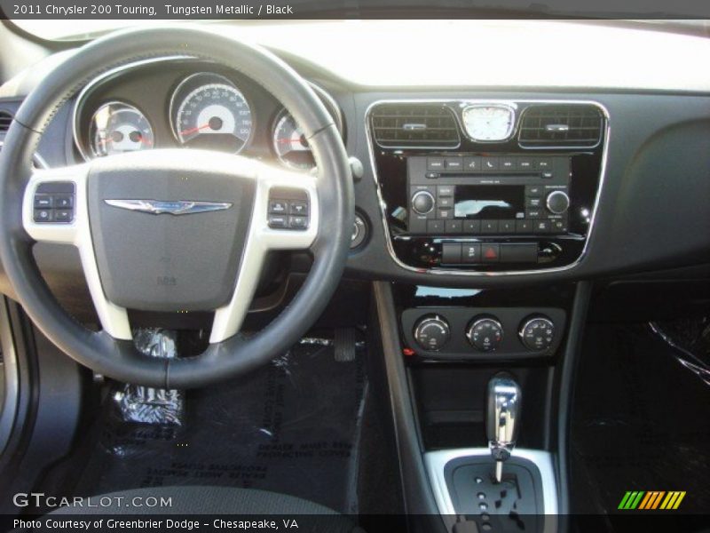 Tungsten Metallic / Black 2011 Chrysler 200 Touring