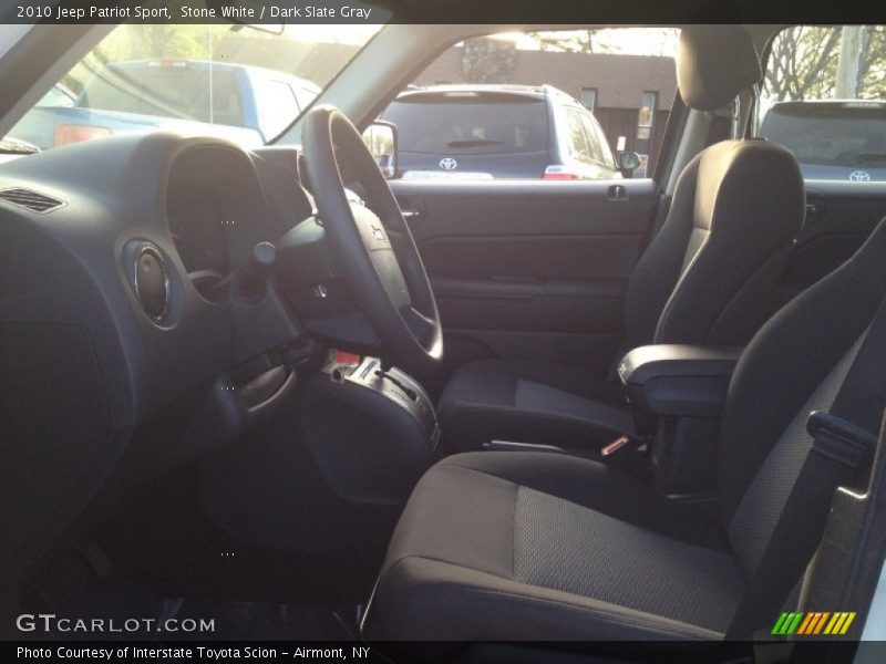 Stone White / Dark Slate Gray 2010 Jeep Patriot Sport