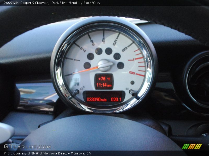 Dark Silver Metallic / Black/Grey 2009 Mini Cooper S Clubman