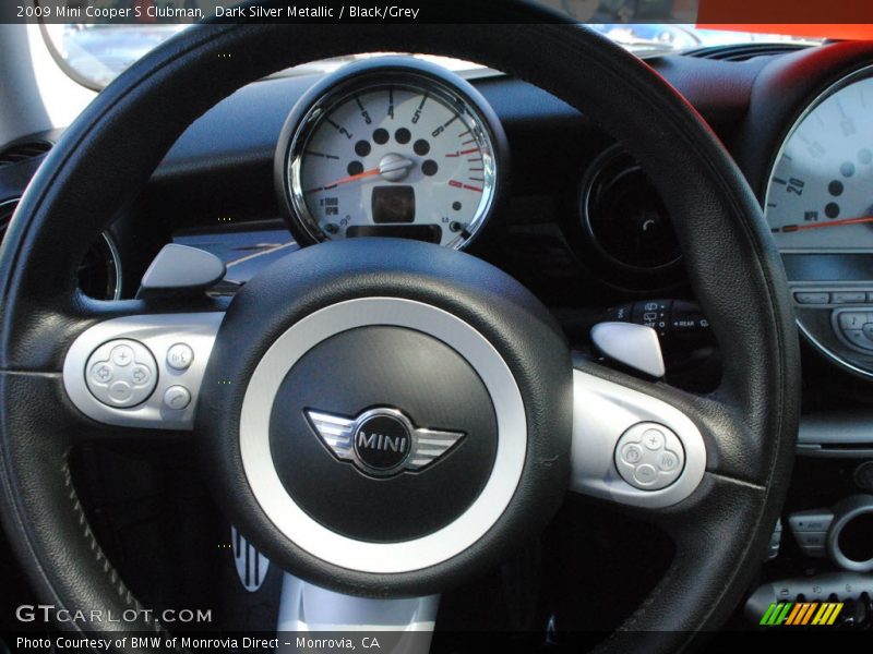 Dark Silver Metallic / Black/Grey 2009 Mini Cooper S Clubman