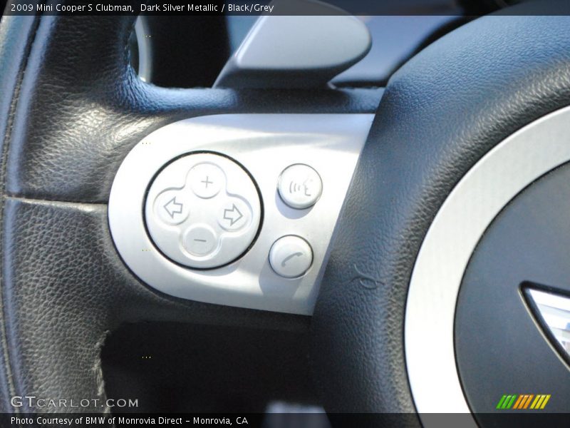 Dark Silver Metallic / Black/Grey 2009 Mini Cooper S Clubman