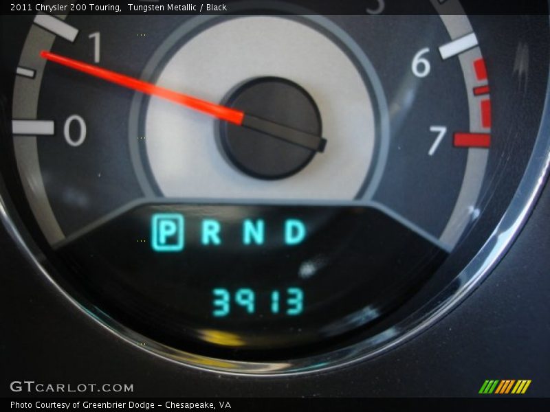 Tungsten Metallic / Black 2011 Chrysler 200 Touring
