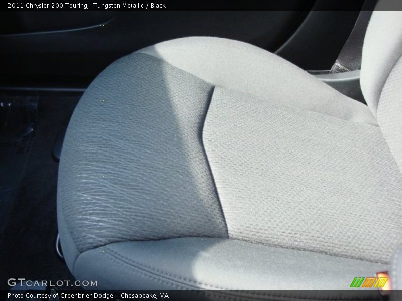 Tungsten Metallic / Black 2011 Chrysler 200 Touring