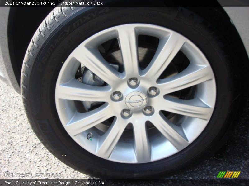 Tungsten Metallic / Black 2011 Chrysler 200 Touring