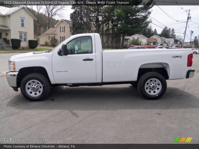  2012 Silverado 3500HD LS Regular Cab 4x4 Summit White