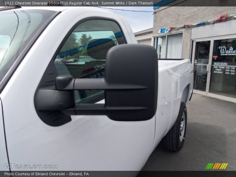 Summit White / Dark Titanium 2012 Chevrolet Silverado 3500HD LS Regular Cab 4x4