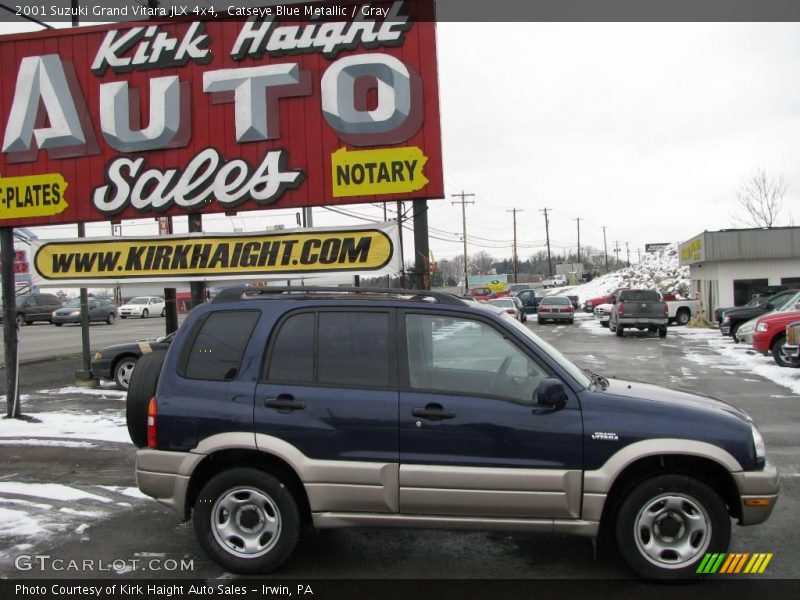 Catseye Blue Metallic / Gray 2001 Suzuki Grand Vitara JLX 4x4